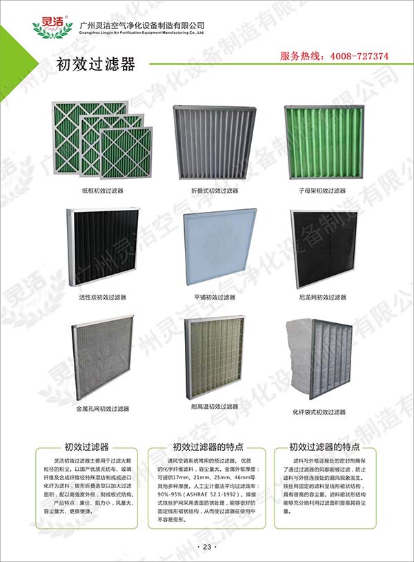 醫(yī)院初效、中效、高效過(guò)濾器更換周期